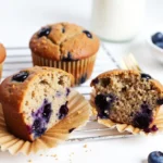 Vegan Blueberry Muffins by Daily Healthy Eating